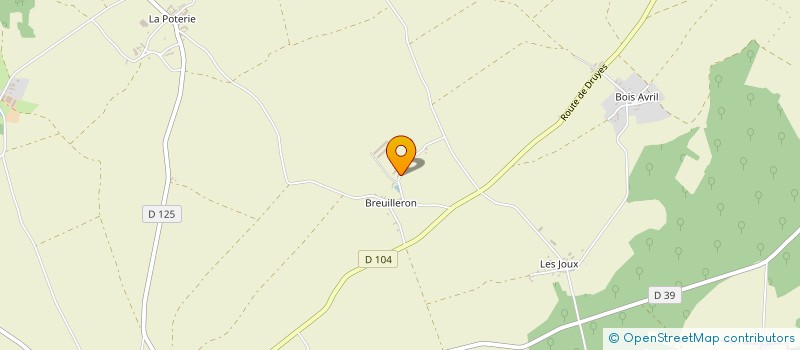 localisation de l'entreprise SCEA DES CHAUMES à ETAIS LA SAUVIN