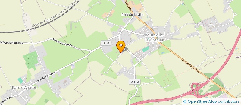 localisation de l'entreprise SCEA DES CHAUMIERES  BEUZEVILLE-LA-GRENIER