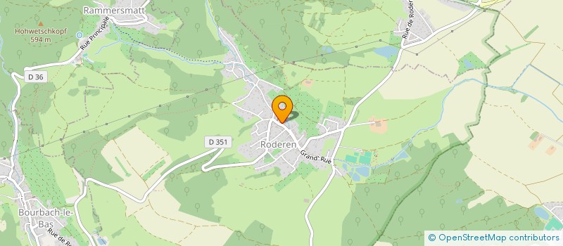 localisation de l'entreprise SCEA DES CHENES  RODEREN