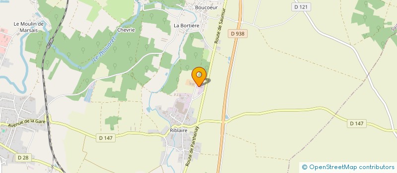 localisation de l'entreprise SCEA DES CHEVRETTES  SAINT-VARENT