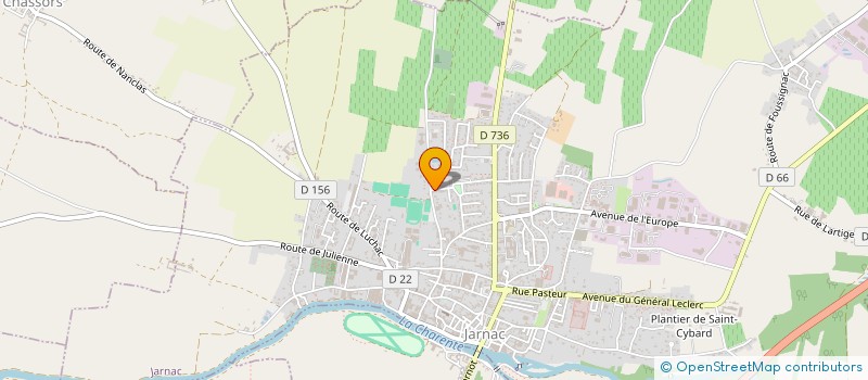 localisation de l'entreprise SCEA DES CINQ B à TRIAC-LAUTRAIT