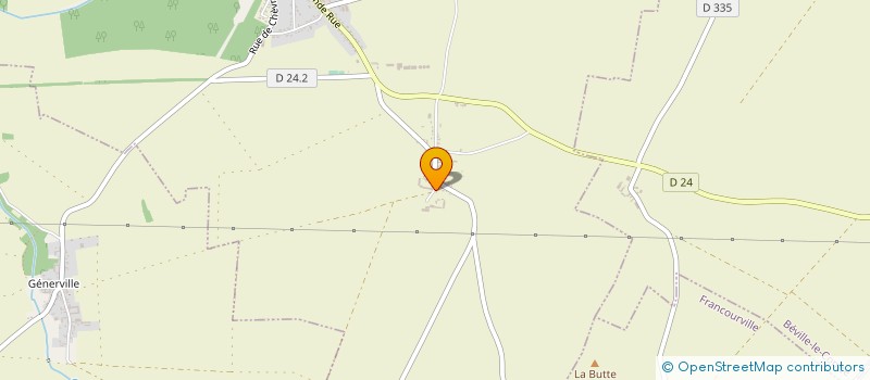 localisation de l'entreprise SCEA DES CINQ ORMES à HOUVILLE-LA-BRANCHE