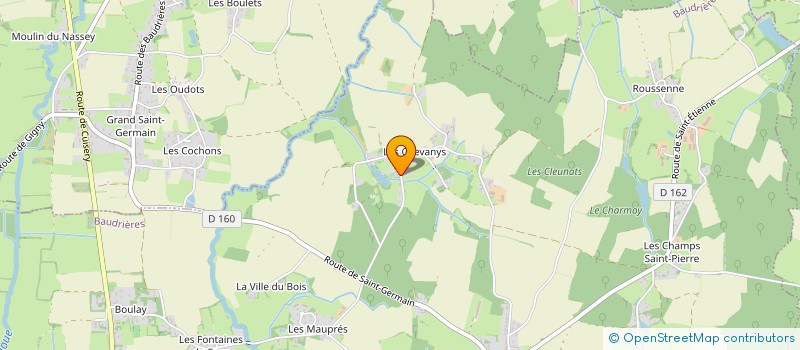 localisation de l'entreprise SCEA DES CLEUNATS à BAUDRIERES