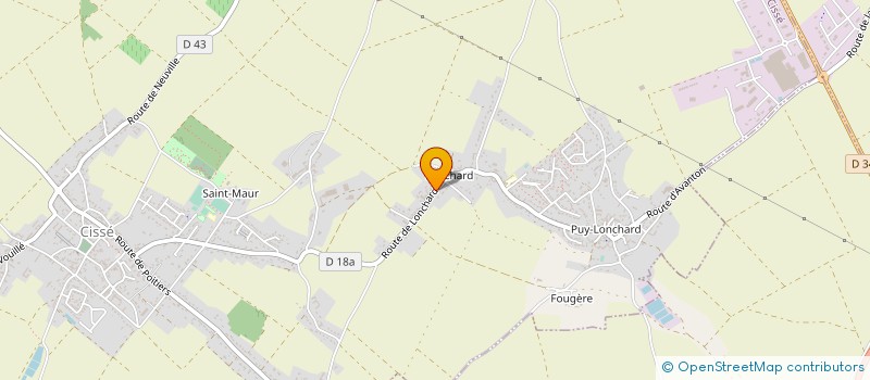 localisation de l'entreprise SCEA DES COSSES  MAISONNEUVE