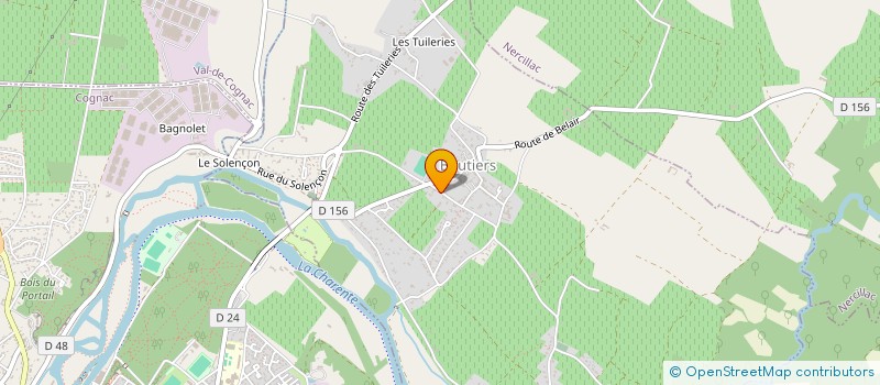 localisation de l'entreprise SCEA DES COTEAUX à BOUTIERS-SAINT-TROJAN