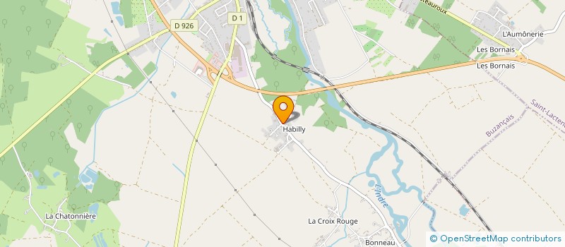 localisation de l'entreprise SCEA DES COTINIERES à BUZANCAIS