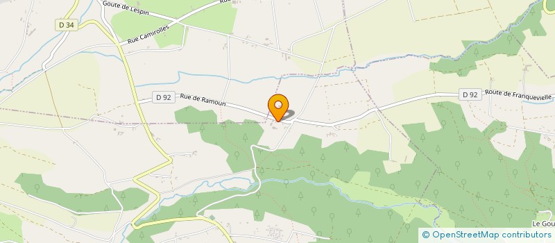 localisation de l'entreprise SCEA DES COUPETS à LES TOURREILLES