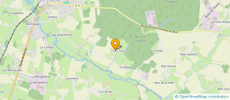 localisation de l'entreprise SCEA DES DEUX CHENES à VAL-REVERMONT