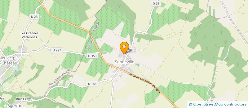 localisation de l'entreprise SCEA DES DEUX SAPINS à ROUILLAC