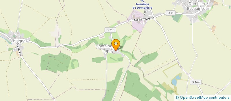 localisation de l'entreprise SCEA DES DEUX VALLEES  FONTAINE-LES-CAPPY