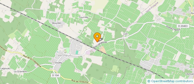 localisation de l'entreprise SCEA DES DOMAINES PEDRO  VERTHEUIL