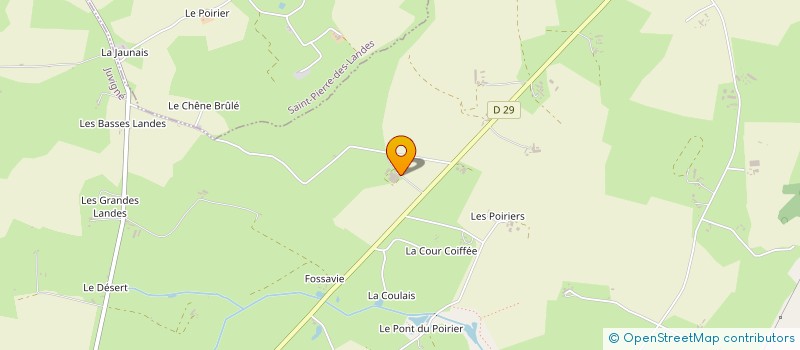localisation de l'entreprise SCEA DES ERABLES à JUVIGNE