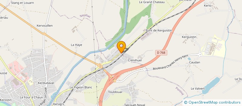 localisation de l'entreprise SCEA DES ETANGS  NOYAL-PONTIVY