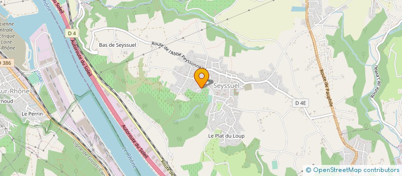 localisation de l'entreprise SCEA DES FOUGERES  SEYSSUEL