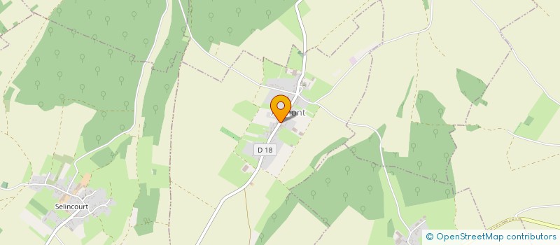 localisation de l'entreprise SCEA DES FRUITIERS à HORNOY-LE-BOURG