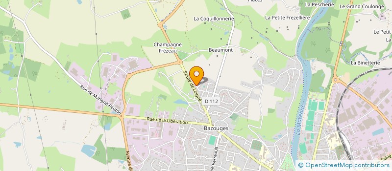 localisation de l'entreprise SCEA DES GALETS à CHATEAU-GONTIER-SUR-MAYENNE