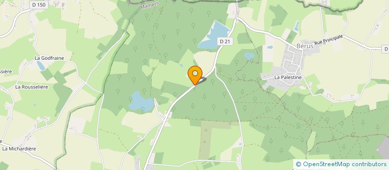 localisation de l'entreprise SCEA DES GAUTELLERIES  GESNES LE GANDELIN