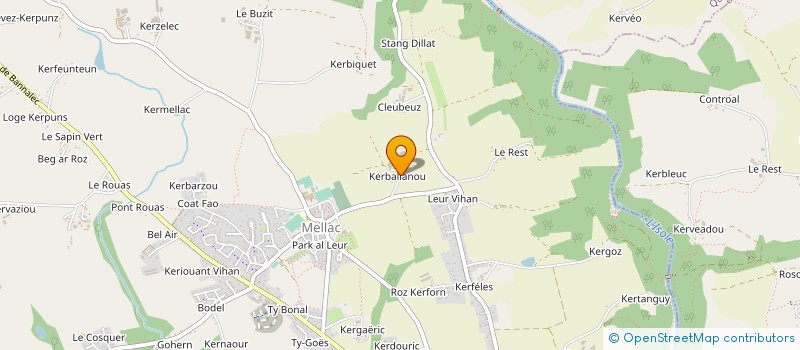 localisation de l'entreprise SCEA DES GENETS à MELLAC