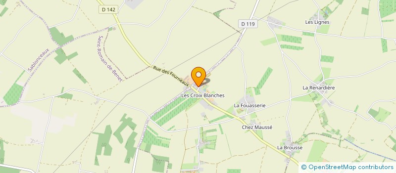 localisation de l'entreprise SCEA DES GENETS  CORME-ROYAL