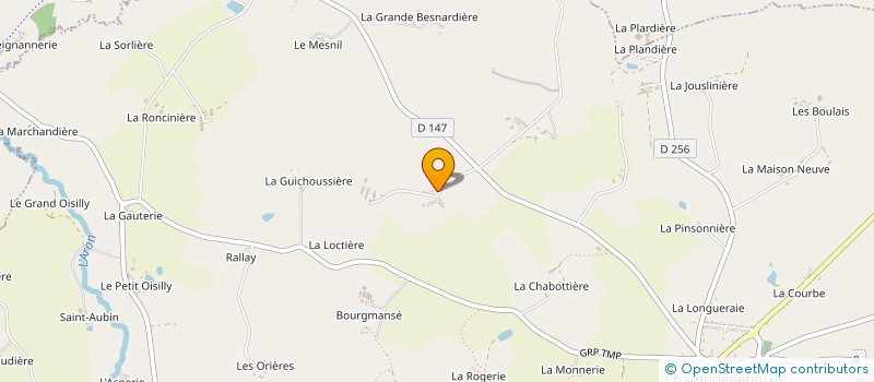 localisation de l'entreprise SCEA DES GLOTTIERES à CHAMPGENETEUX