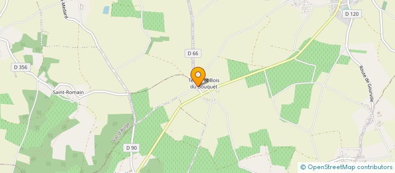 localisation de l'entreprise SCEA DES GRANDES CHENEVIERES à VAL-D'AUGE