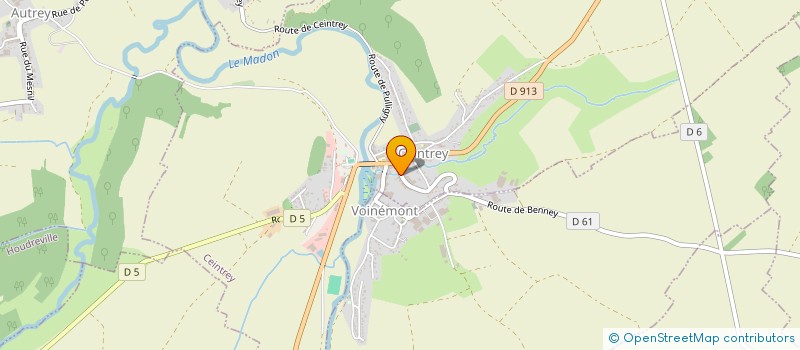 localisation de l'entreprise SCEA DES GRAVELOTTES à CEINTREY