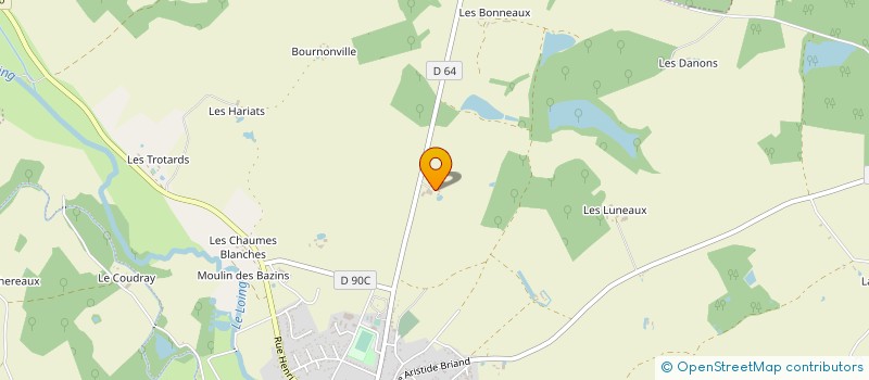 localisation de l'entreprise SCEA DES GUAYS  BLENEAU