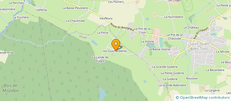 localisation de l'entreprise SCEA DES GUICHARDIERES à OLIVET