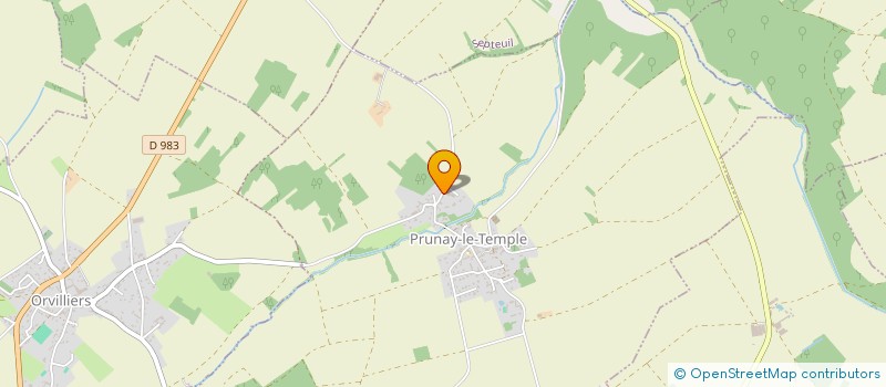 localisation de l'entreprise SCEA DES HAUTS NOELS  PRUNAY-LE-TEMPLE