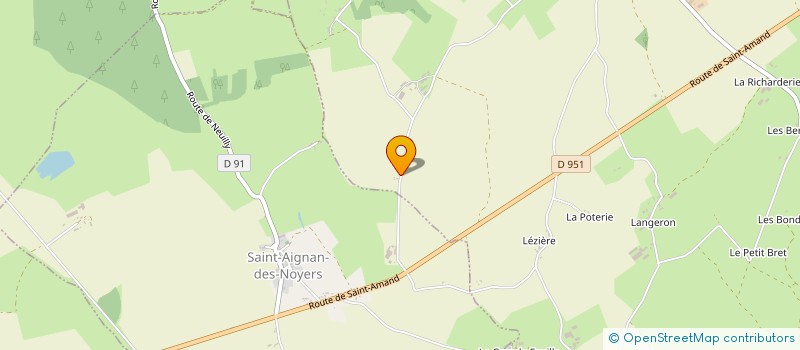 localisation de l'entreprise SCEA DES HERAULTS  NEUILLY-EN-DUN