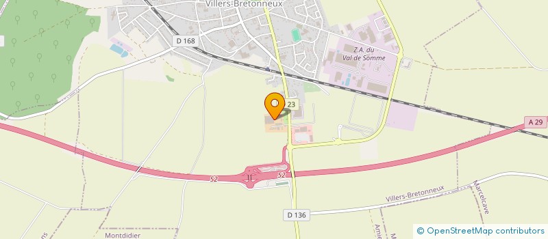 localisation de l'entreprise SCEA DES HIRONDELLES à VILLERS-BRETONNEUX