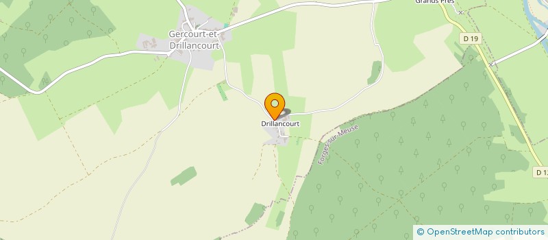 localisation de l'entreprise SCEA DES JONCS à GERCOURT-ET-DRILLANCOURT