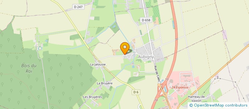 localisation de l'entreprise SCEA DES LANDES à AUBIGNY