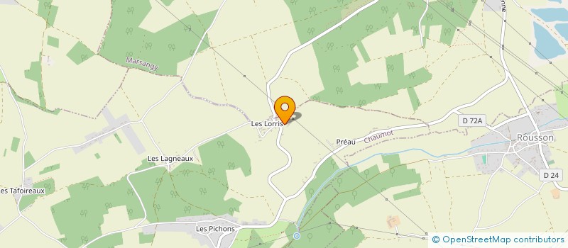 localisation de l'entreprise SCEA DES LORRIS à CHAUMOT