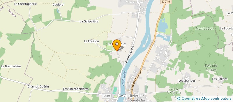 localisation de l'entreprise SCEA DES METAIRIES à BONNES