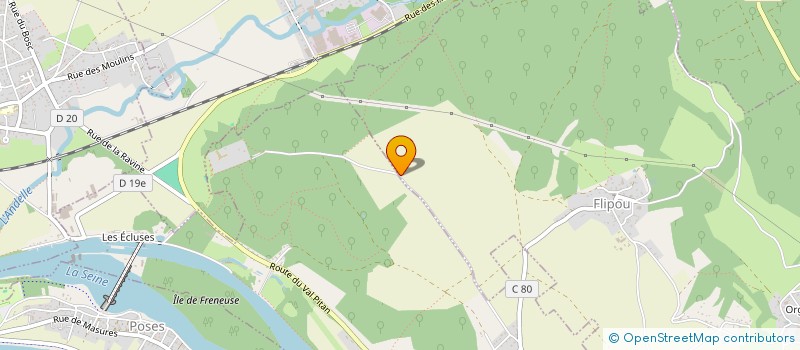 localisation de l'entreprise SCEA DES MONTS  AMFREVILLE-SOUS-LES-MONTS