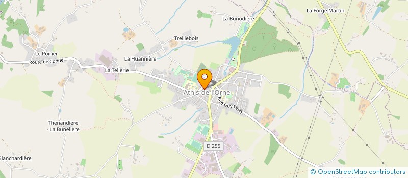 localisation de l'entreprise SCEA DES MOTTES à ATHIS-VAL DE ROUVRE
