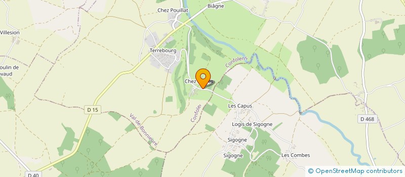 localisation de l'entreprise SCEA DES MURAILLES à VAL-DE-BONNIEURE