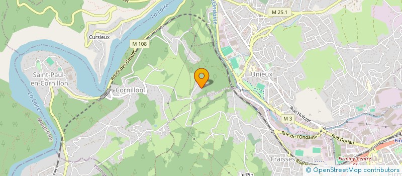 localisation de l'entreprise SCEA DES NANAS à SAINT-PAUL-EN-CORNILLON