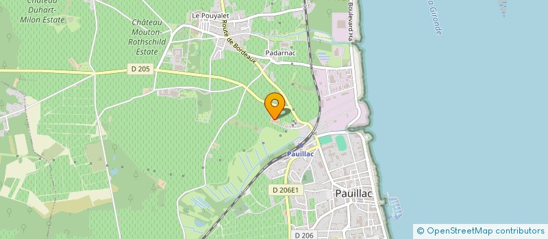 localisation de l'entreprise SCEA DES OENOLOGUES  PAUILLAC