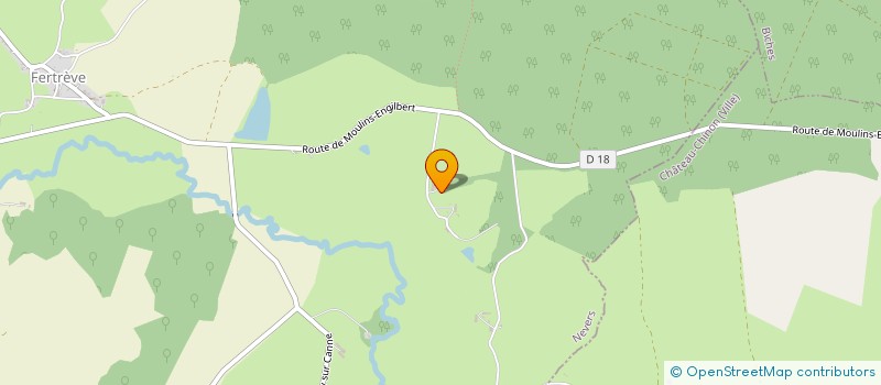 localisation de l'entreprise SCEA DES ORMES  SAINT-BENIN-D AZY