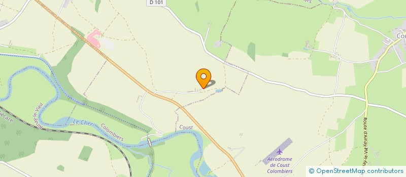 localisation de l'entreprise SCEA DES PAILLES D'OR  COLOMBIERS