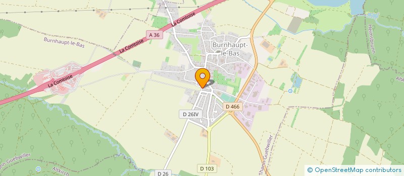 localisation de l'entreprise SCEA DES PATURAGES à BURNHAUPT-LE-BAS