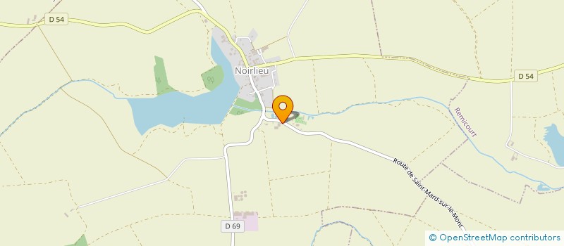 localisation de l'entreprise SCEA DES PEPINIERES DEFONTAINE  NOIRLIEU