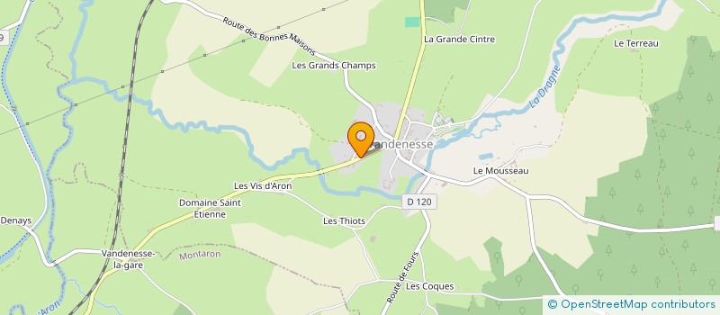 localisation de l'entreprise SCEA DES PERRIERES à VANDENESSE