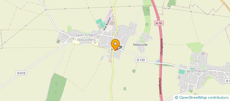 localisation de l'entreprise SCEA DES PEUPLIERS  SAINT-CREPIN-IBOUVILLERS