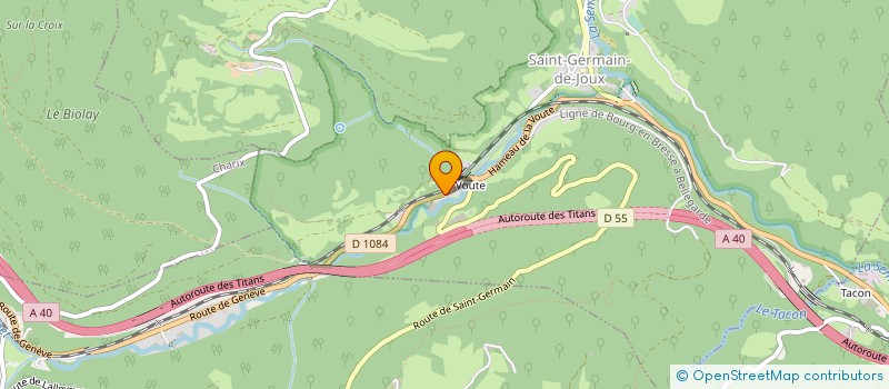 localisation de l'entreprise SCEA DES PISCICULTURES PETIT  SAINT-GERMAIN-DE-JOUX