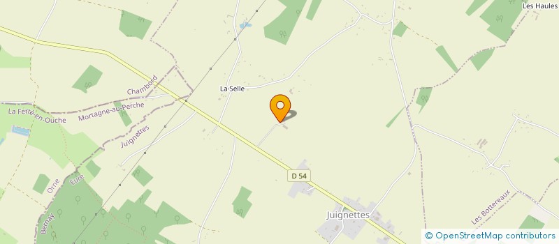 localisation de l'entreprise SCEA DES PLUMES  JUIGNETTES