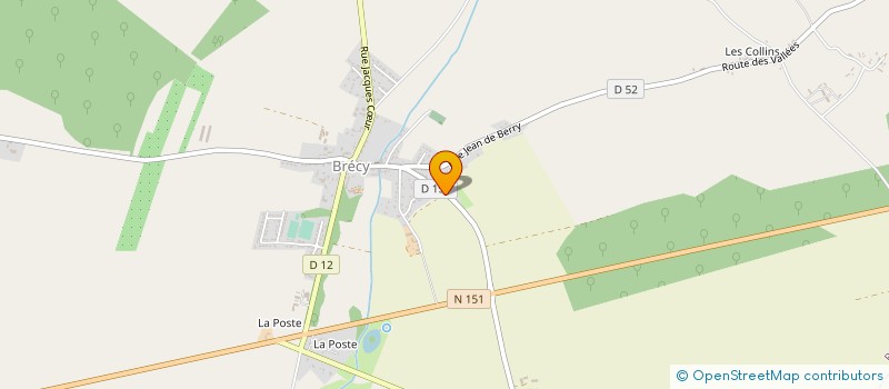 localisation de l'entreprise SCEA DES POIRIOUX à BRECY