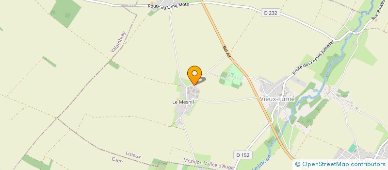 localisation de l'entreprise SCEA DES POMMES à MEZIDON VALLEE D'AUGE